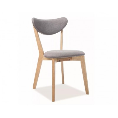 Стул SIGNAL BRANDO tap. 130 серый/дуб